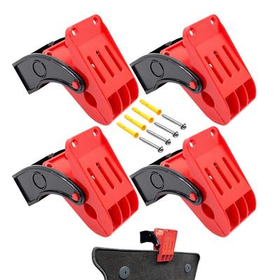 Car Wash Floor Mat Clamps 4pcs Stainless Steel Swivel Spring Clamps Anti-Slip Floor Carpet Mat Holder Accessories For The Car