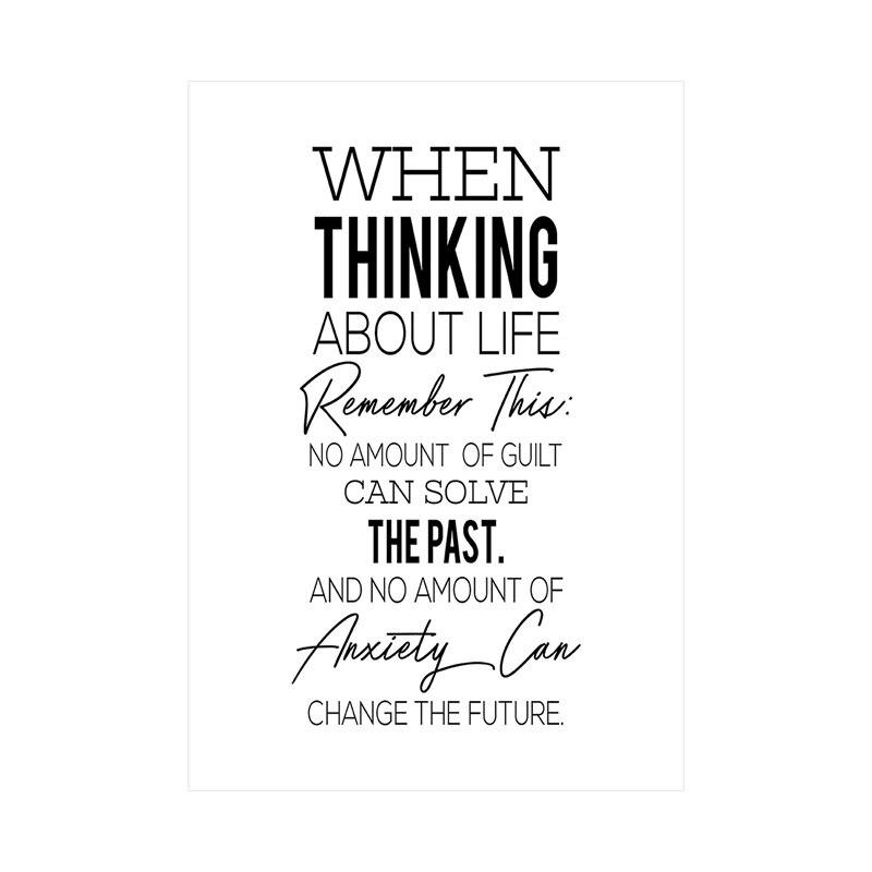 Inspirational Phrases Print Letters Quotes Wall Art Decor Pictures Poster Canvas Painting Wall Art Living Room Home Decor