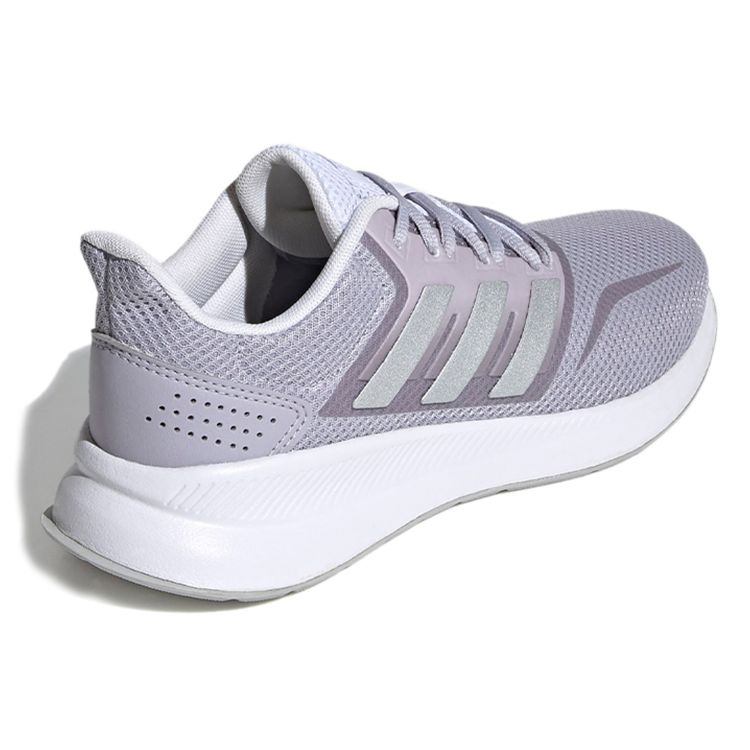 Adidas Neo Runfalcon 1.0 Comfortable Breathable Mesh Low-Top Casual Running Shoes Women Sneakers Purple FW5160