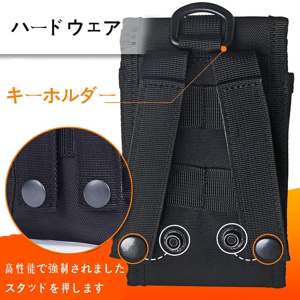 HUAZHIMAO Smartphone Pouch with Belt Easy To Compact Waist Holster Holder for Cell Phones and Belt Pouch Bag for Work Waist Pouch Men's Loop, Carry,