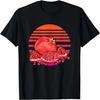 Granatapfel Frucht Vintage Retro Essen Liebhaber T-Shirt