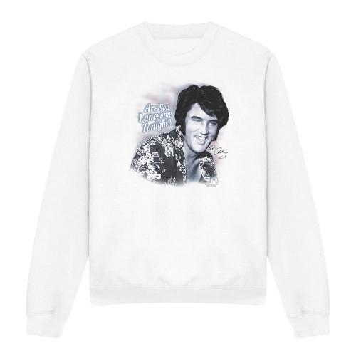 Elvis Presley Unisex Erwachsenen Lonesome Tonight Sweatshirt