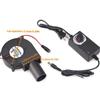 1Pcs with Variable Speed Controller BBQ Blower 3700RPM Barbecue Fan Durable Air Blower
