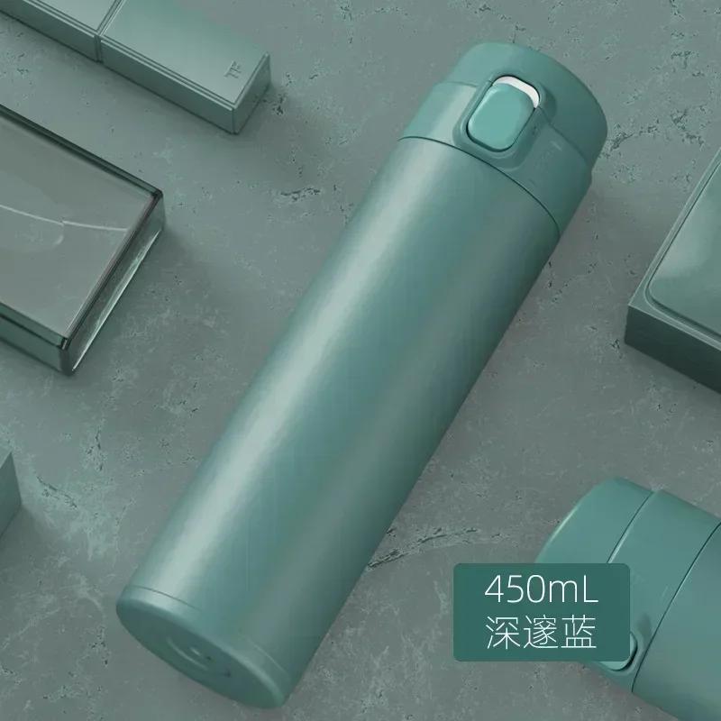 450ML Thermos Water Bottle Stainless Steel Insulation Vacuum Flasks Cup Keep Cold and Hot Mug Vacuum Flask Car Water Bottle