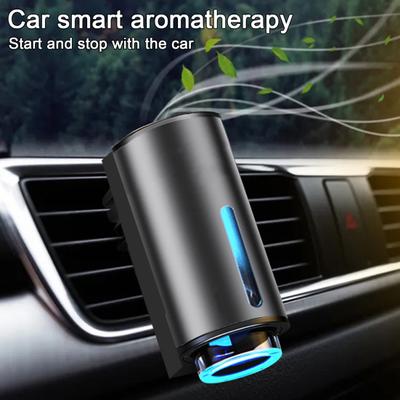 Diffusore di oli essenziali per deodorante per auto intelligente, dimensioni compatte regolabili, dispositivo di aroma per interni auto intelligente facile da installare