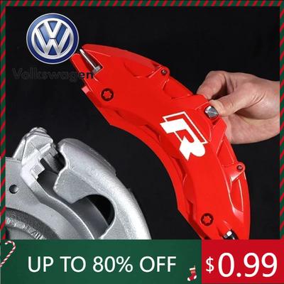 2026 Hot For VOLKSWAGEN VW for Volkswagen VW 4Pcs Car Brake Caliper Vinyl Stickers Rline R Line Golf 3 5 7 Polo Passat GTI Bora