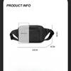 New Fashion Men's Waist Bag Waterproof Nylon Chest Pack for Cycling Outdoor Travel Casual Sports Sling Shoulder Bag