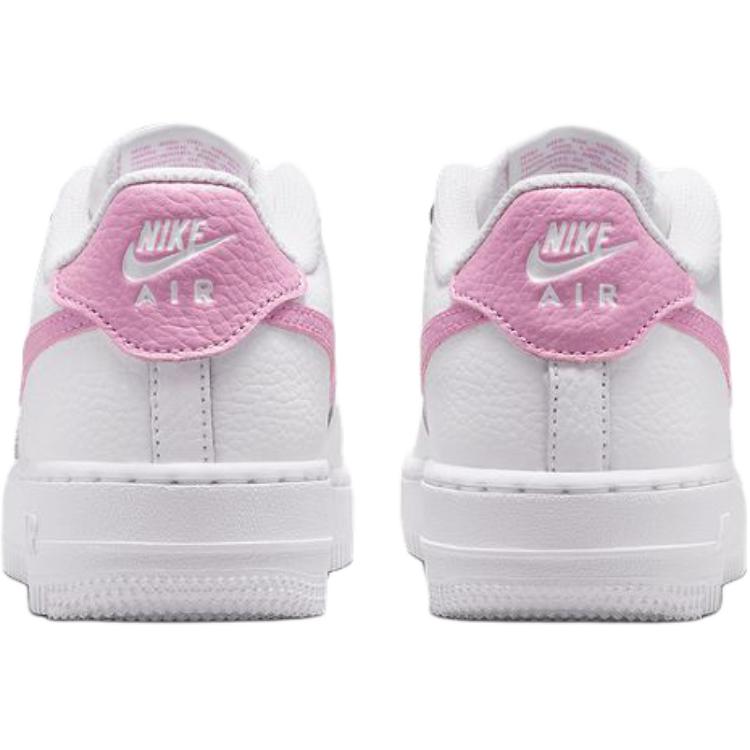 Nike Air Force 1 Vielseitig Bequem Niedrig geschnitten Kinder Basketballschuhe Kinder Sneaker Rosa Weiß IO7403103