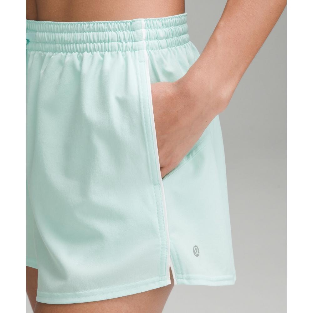 Lululemon Lightweight High Rise Relaxed Short 3   Long Liner Ideal Mint White