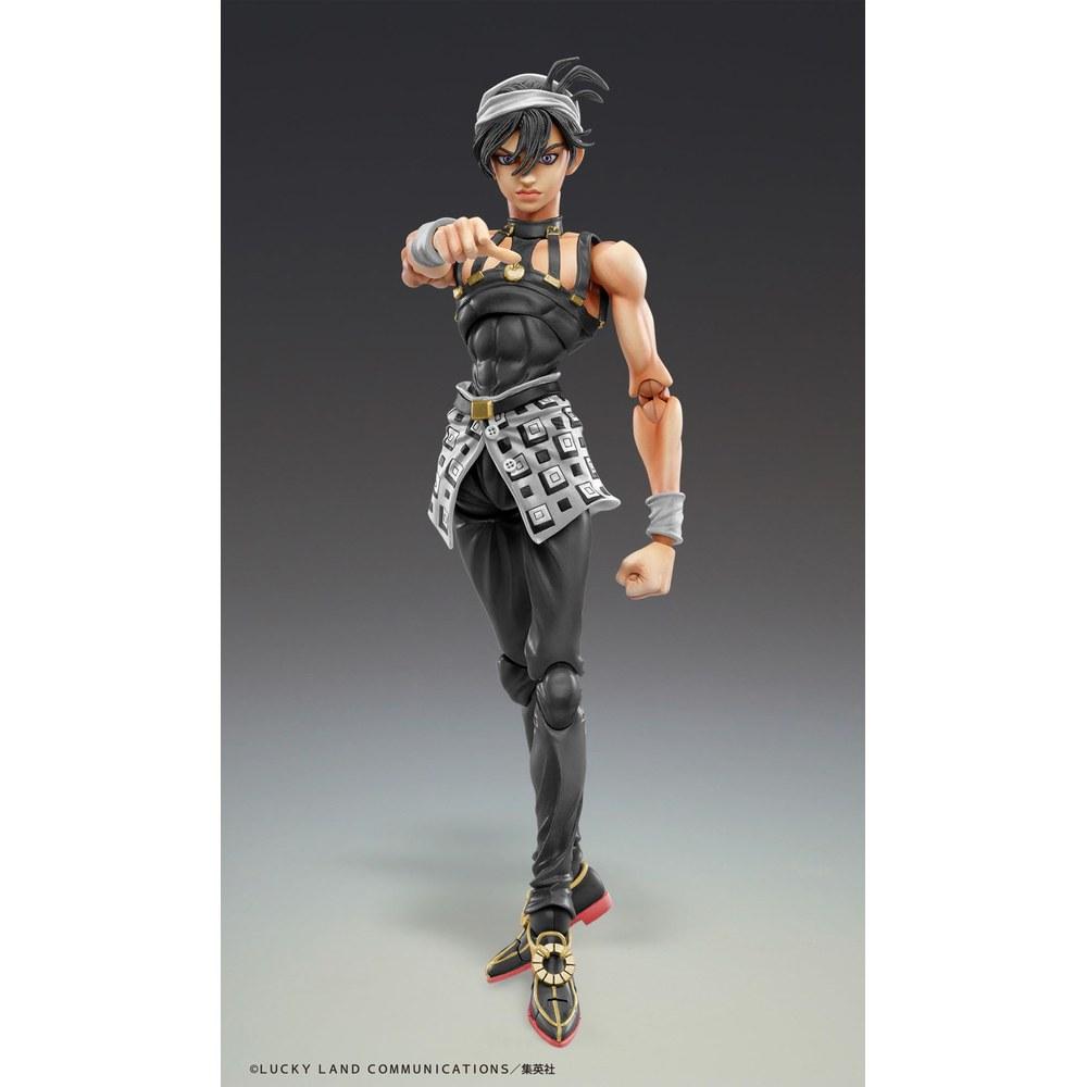Medicos Entertainment Super Action Statue JoJo's Bizarre Adventure Part 5 Narancia Ghirga Movable Figure 145mm PVC ABS Nylon Painted