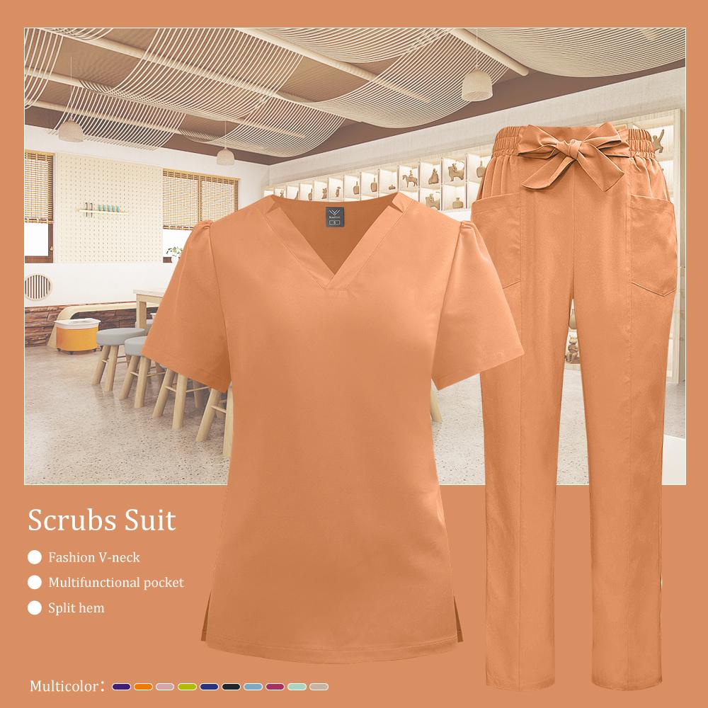 

Медичний Халат Uniform Докторський Костюм Жіночий Медсестринський Халат Стоматологічний Педіатричний Робочий Одяг Швидкосохнучий Медичний Сервіс Набір для Догляду XL