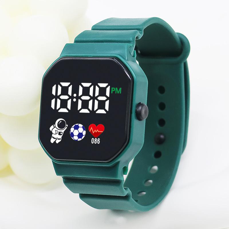 C3-12 Astronaut Led Electronic Watch Square Digital Sports Student Button Electronic Watch