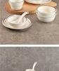 Melamine Four-Piece Table Set: Imitation Porcelain Plastic Bowls & Plates for Restaurants and Hotels