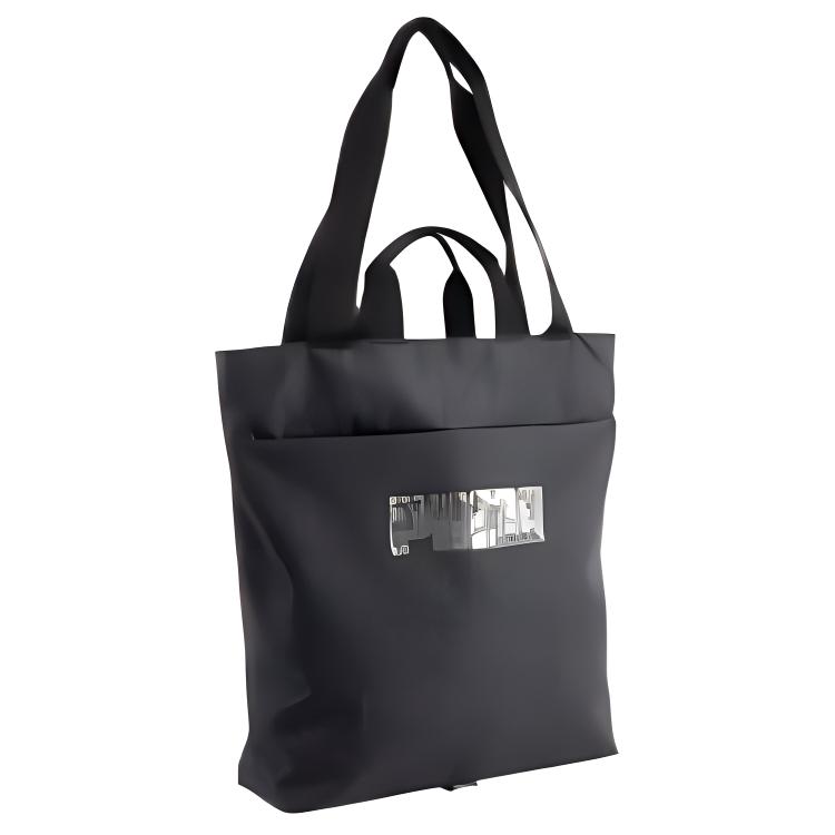 New PUMA Fabric One Shoulder Handbags Regular Unisex Black & Metallic 090953-01