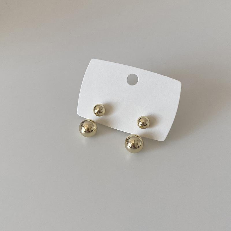 Vintage Two Ways To Wear Water Drop Metal Earrings For Women New Trendy Simple Korean Boucle Oreille Femme Jewelry