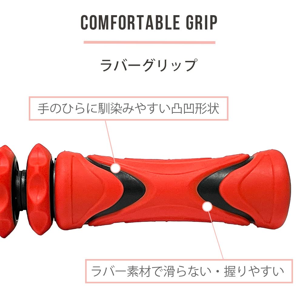 ACTIVE WINNER Myofascial Release Myofascial Massage Massage Stick Roller, Roller, Roller, (Red)