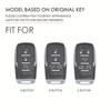 Leather Car Key Cover Case For Dodge Ram 1500 Ram1500 Ram2500 Trx   For Chrysler Couve Dodge Jeep Grand Cherokee