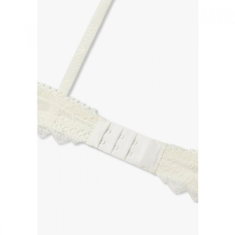 Emporio Armani Women S Triangle Bra Padded Flower meSh