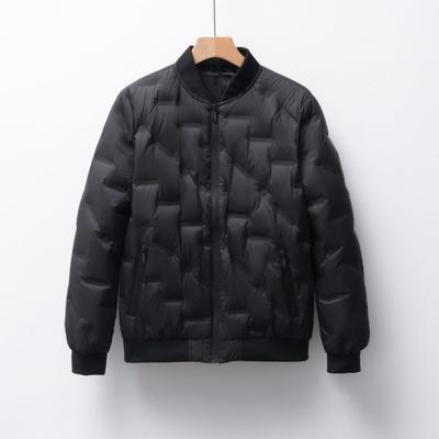 Men's 90 Down Jacket Pressed Glue Men's Stand-up Collar Winter Jacket Plus Size Baseball Jacket