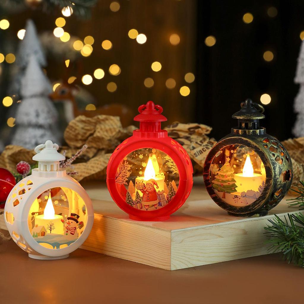 Christmas Eve Children's Night Light Crystal Ball Decor