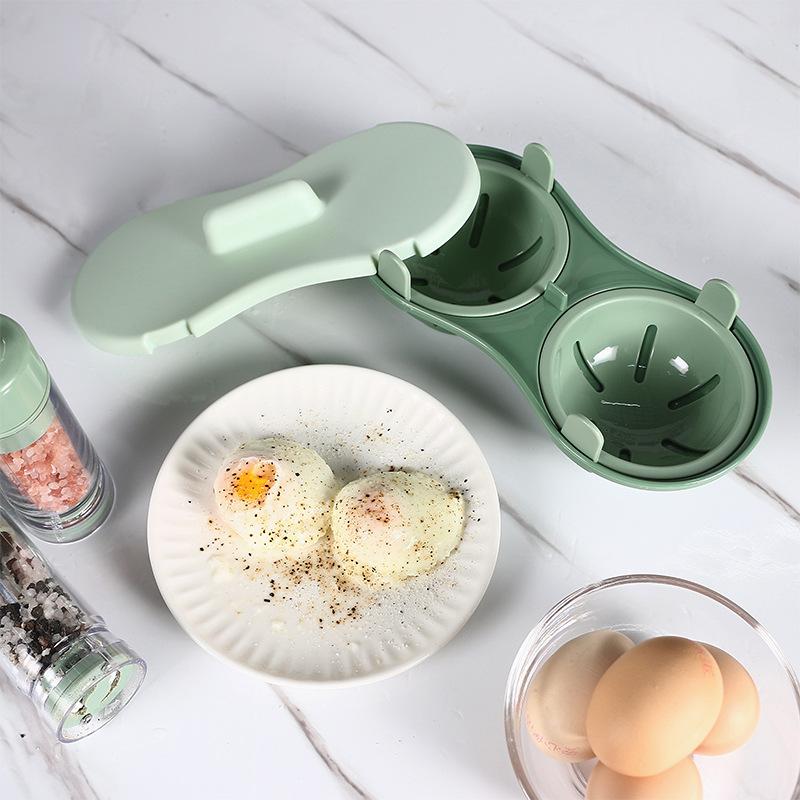 Multifunctional Egg Steamer Creative Water Wave Poached Egg Egg Cooker Plastic High Temperature Resistant Kitchen Tools