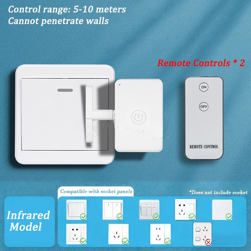 Bezdrátový ovladač vypínače světla Nástroj na vypínání Automatický stiskací ovladač Inteligentní USB dobíjecí Líný dálkový ovladač Sada vypínačů
