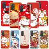 Lucky Cat Maneki Neko Japanese Phone Case For Xiaomi Redmi Note 15 14 13 12S 12 Pro Plus 11S 11E 11 11T 10S 10 Art Soft Pattern