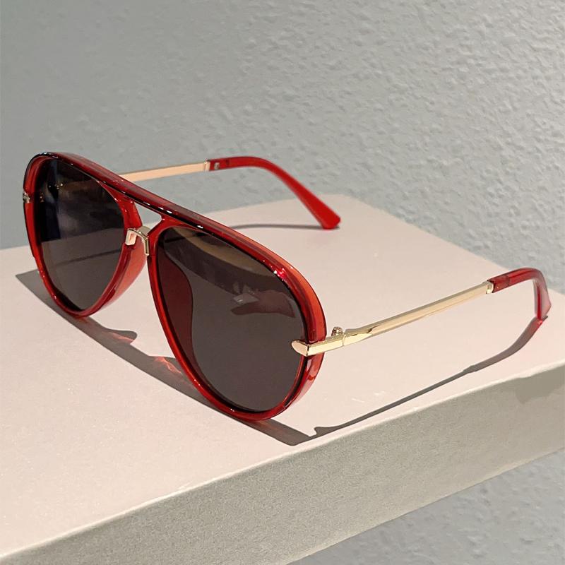 KAMMPT Vintage Pilot Sunglasses Men 2025 New Fashion Multi-color Gradient Shades Women Trendy Casual Outdoor Decor Sun Glasses