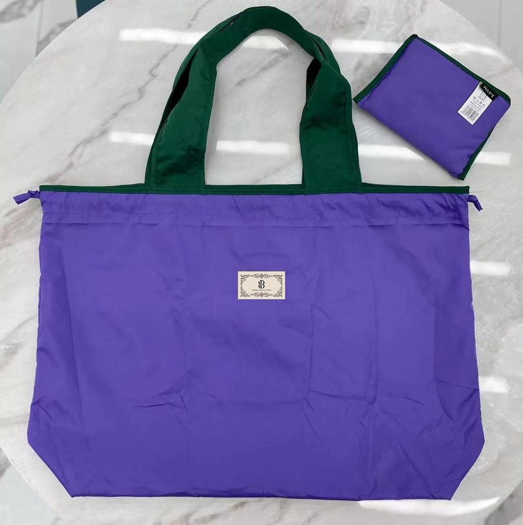 Eco-Friendly Foldable Single Shoulder Tote Bag - Portable, Large Capacity Grocery Bag