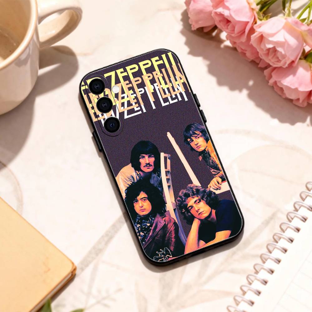 Cool L-Led Zeppelin Band   Phone Case For Samsung Galaxy A73,A72,A71,A70,A53,A52,A51,Others Soft Black Shell