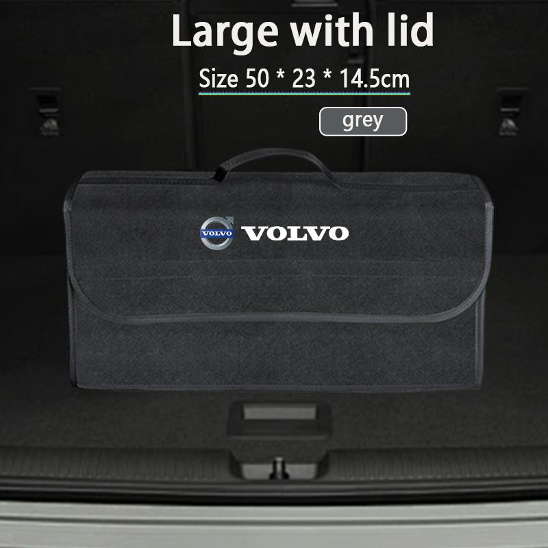 High-capacity Car Storage Box Organizing Bag Trunk Tools Case Auto Accessories For Volvo Rdesign XC60 XC90 XC40 V50 V60 V40 EX30