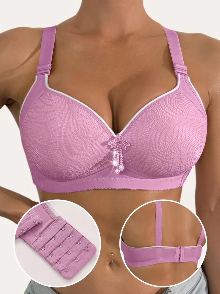 

Новий бюстгальтер великих розмірів для підтягування грудей, фіксації збоку та запобігання обвисанню грудей, облягаючий бюстгальтер 44/100BC фіолетовий