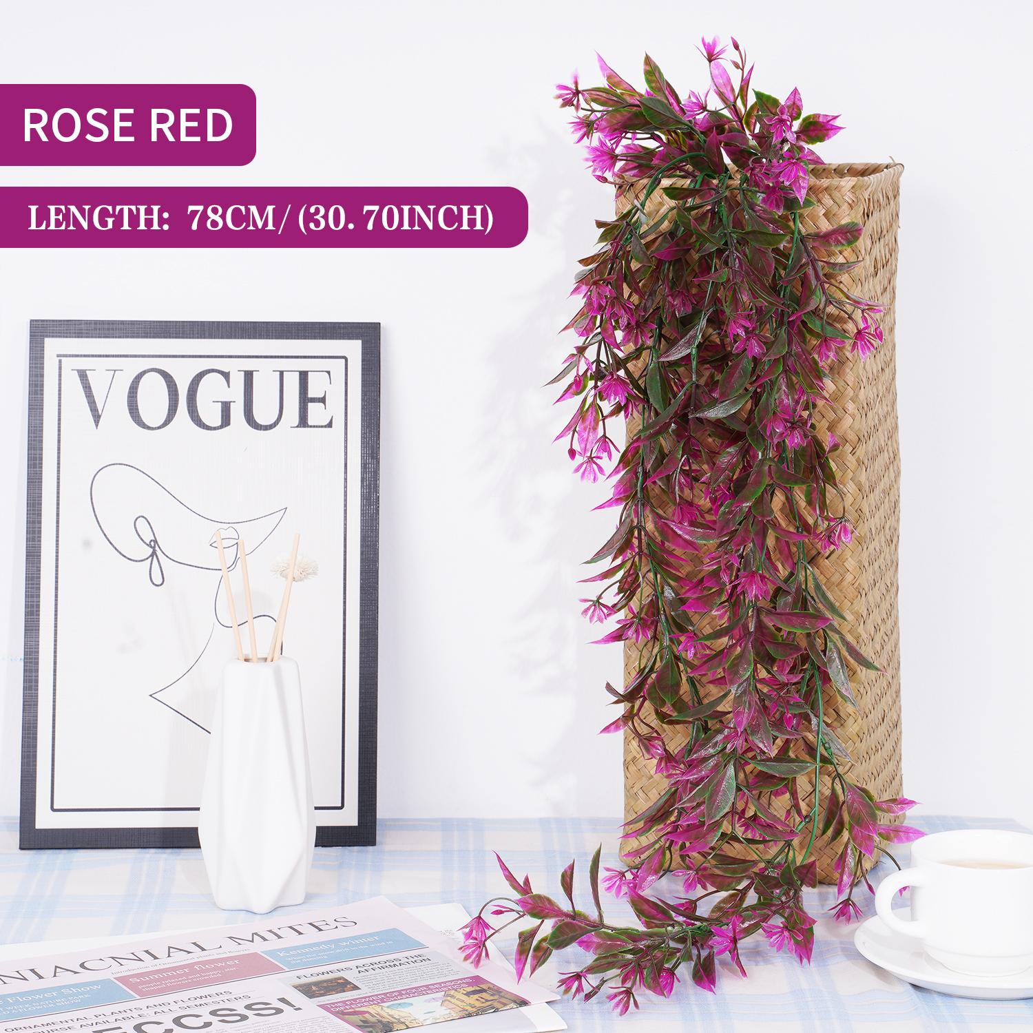 

Искусственное растение ротанг настенный подвесной виноградные лозы листья ветви пластик поддельные шелковые листья зеленое растение плющ дом уличный сад декор