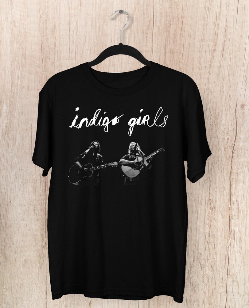Indigo Girls Concert Men T-shirt Black Unisex All Sizes 1F35 Unisex T-Shirt