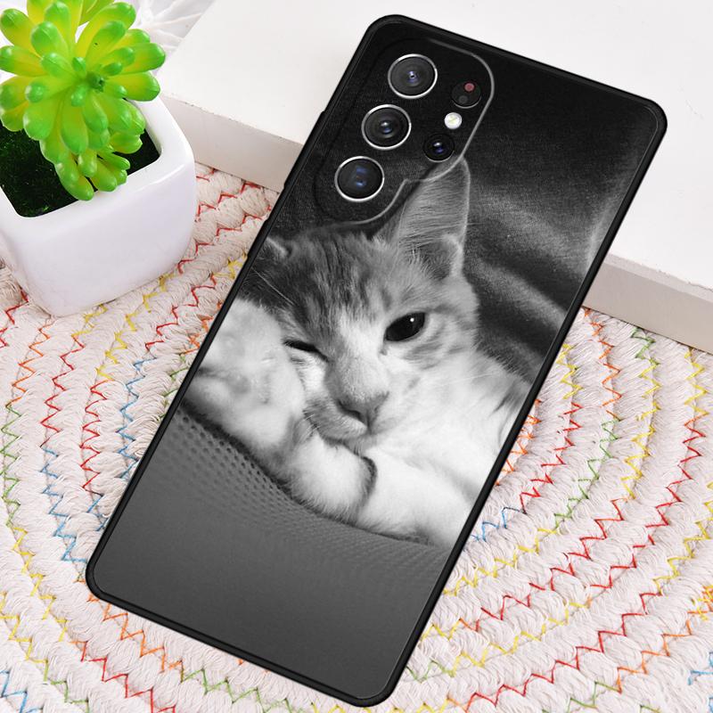 Cute Cat Animal Phone Case for Samsung Galaxy Note 10 Pro S26 Ultra S23 S24 FE S25 S21 S22 PLUS Shockproof Cove