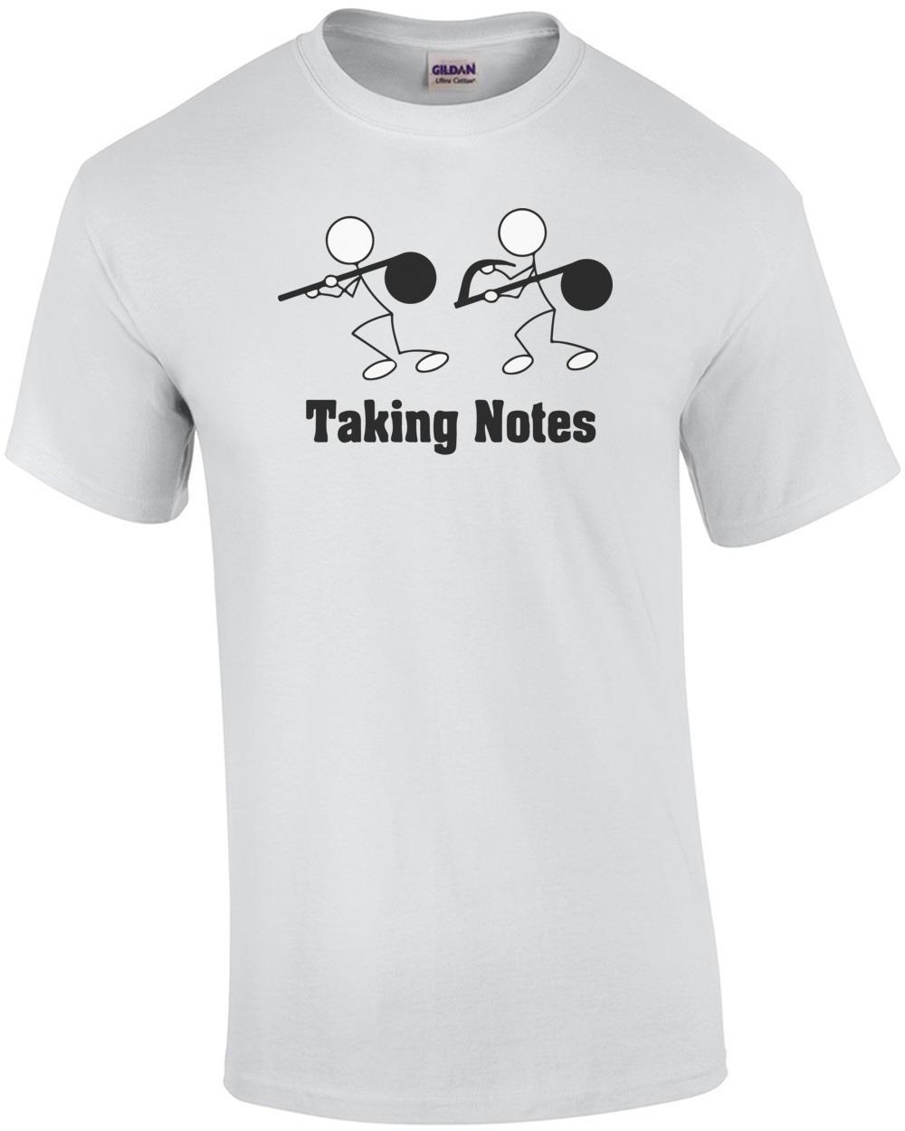 Taking Notes - Pun T-Shirt Unisex T-Shirt M