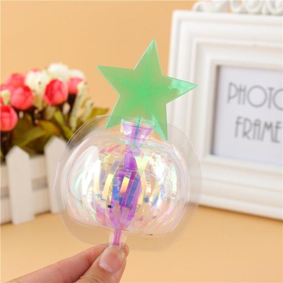 LED Light Up Glowing Bubble Maker Shook Stick Wands Outdoor Kids Toys Gifts
