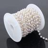 10 Yards Pearl Beading Chains Bracelet Necklace Jewelry Making Clothing Hat Decoration Artificial Pearls Chain DIY Handmade Gift