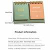 Double Row 2026 Desk Calendar Portable Daily Planner Simple Mini Calendar  Office School Supplies