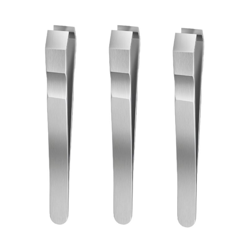 Xiaomi Ultra Wide Stainless Steel Flat Mouth Eyebrow Tweezers for Eyebrow and Beard Removal, Precision Beard and Eyebrow Clips
