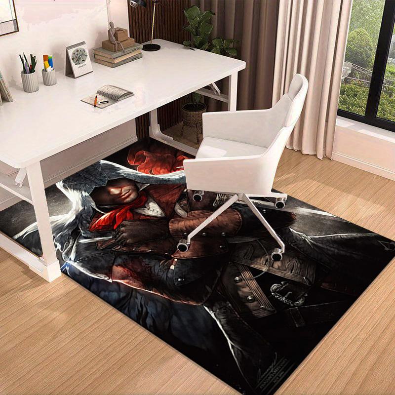 Assass Warrior Carpet, Chair Rug,Rug for Office Bedroom living rooms, Doormat decor Fan Gift Christmas Gift