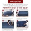Leaves Elastic Corner Adjustable Sofa Cover 2 3 4 Seater Chaise Longue Sofa Decorative L Shape Protection Cover