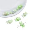200Pcs Acrylic Beads Charms Solid Color Gradient Coated Beads For Bracelet Necklace Jewelry Making