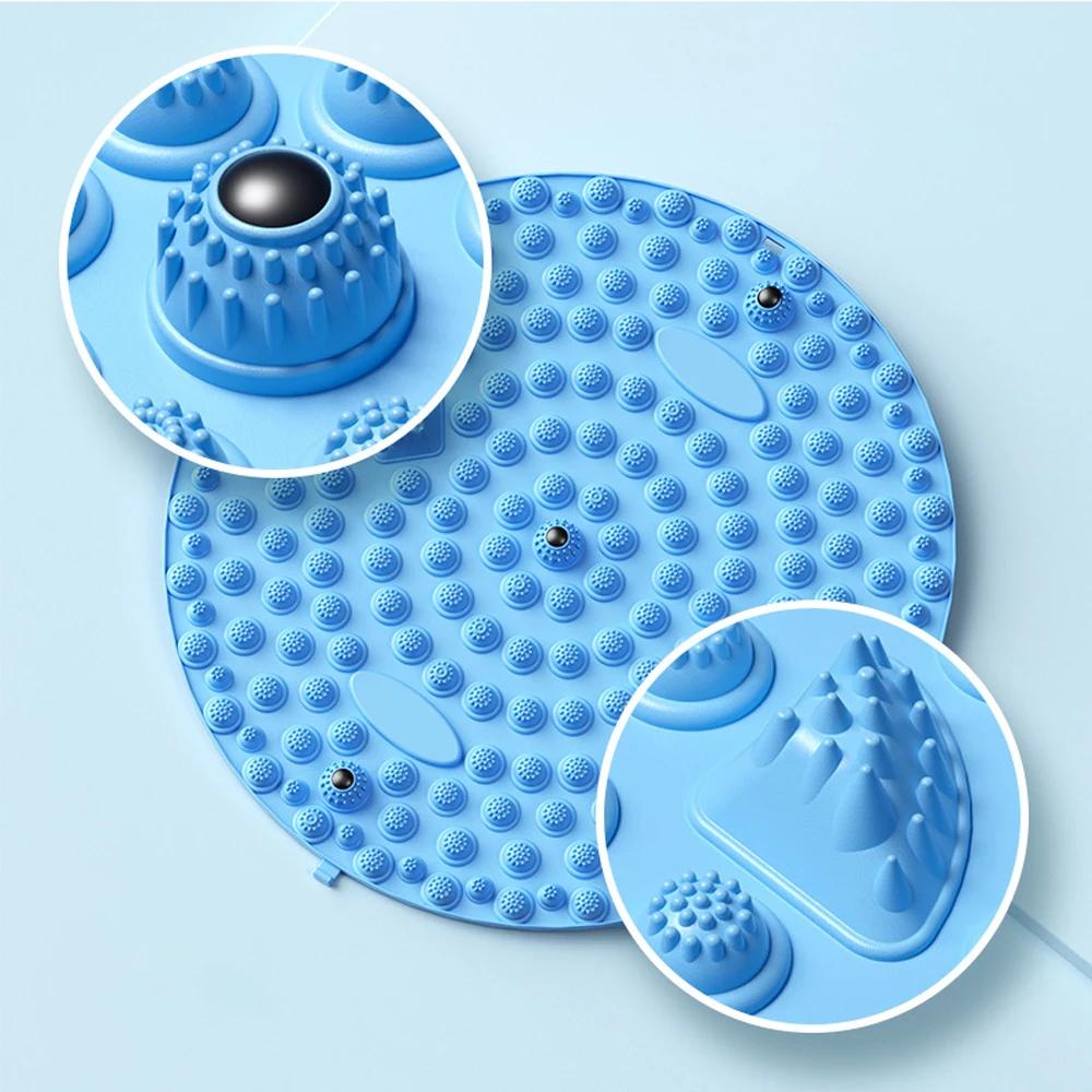 1PC Silicone Fingerpressure Board Yoga Acupressure Mat Foot Massage Pad Health Walk Pressure Board for Foot Relaxation
