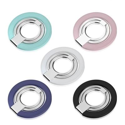 Magnetic Detachable Phone Grip Alloy Mounting Base Support 360 Rotation Adjustable Stand For Video Streaming 2kg Bearing