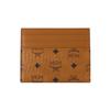 Visetos Original Metall Logo Leder Kartenhalter Mini Paar Unisex Kartenhalter Braun Cognac MXCAAVI02CO001