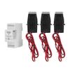 WiFi Eenrgy Meter with 3 CT Clamp Built In Relay 3 Phase 4 Wire KWh Power Electricity Monitoring Meter 90 250VAC