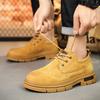 New men's trendy outdoor shoes  Trendy men's gentlemanly leisure Fashion Comfortable Thick soled high-quality Retro Leisure