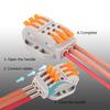 Cable Connector Orange Mini Quick Connector Universal Compact Cable Connector Household Wire Terminal Connector