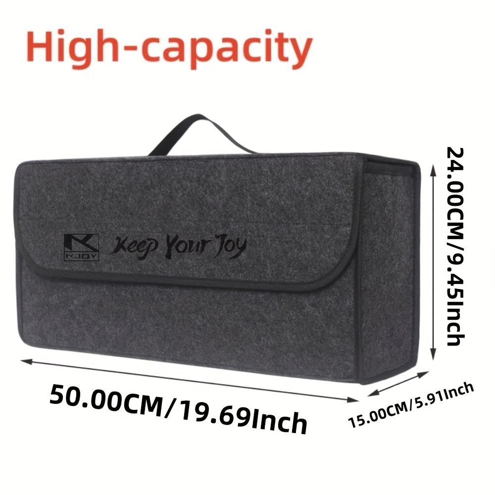 Upgraded Partition Storage function Anti Slip Compartment Boot Storage Tool Car Storage Bag Car Trunk Felt Storage Accessories